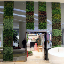 Высокая имитация подгонянная искусственная загородка листьев для украшения магазина 